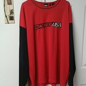 DKNY MESH JERSEY.